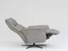 Sessel - Relaxfunktion, Leder, Grau