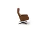 Relaxsessel Helge - Leder Anilin, Cognac