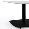 Couchtisch Camas - LBH ca. 100x65x42 cm, Keramik, Creme