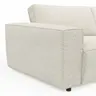 Sofa Lilaia - 1,5-Sitzer XL mit 1,5-Sitzer XL Tief, Stoff, Creme