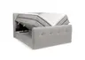 Boxspringbett HOLLIE- Liegefläche ca. 180x200 cm, Stoff, Beige, Bonell, Inkl. Topper