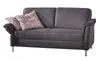 Sofa - 2-Sitzer, Stoff, Anthrazit