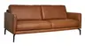 Sofa Cuneo Klassik - 2,5-Sitzer, Leder, Cognac