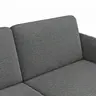 Ecksofa  Enna - Ecke links, 3-Sitzer, Sitzvorzug (motorisch), Stoff, Anthrazit