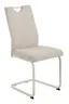 Freischwinger - Stoff, Creme