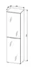 Garderobe - inkl. Sitzkissen, Weiß