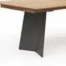 Esstisch 3100 - LB ca. 200x100 cm, beiseitig ausziehbar, Asteiche massiv, Geölt