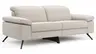 Sofa Rafaela 2.0 - 2,5-Sitzer inkl. 1x Relaxfunktion und Kopfteile verstellbar, Stoff, Champagner