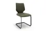 Freischwinger - Stoff, Olive