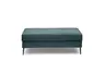 Megahocker - LB. ca. 140x80, Stoff, Azur
