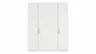 Drehtürenschrank Viana - B. ca. 200 cm, Lack, Weiß