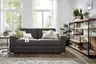 Sofa Lakeville - 2-Sitzer inkl. Schlaffunktion, Stoff, Braun