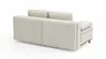 Sofa Lakeville 2 - 2-Sitzer inkl. Schlaffunktion mit Bettkasten, Stoff, Natur