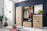 Garderobe - Balkeneiche teilmassiv