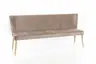 Polsterbank - Breite ca. 192 cm, Stoff, Taupe