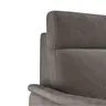 Sofa Arima  H - 2,5-Sitzer inkl. Sitzvorzug (motorisch) und Armlehnen verstellbar, Stoff, Dunkelbraun