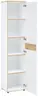 Büroschrank - B ca. 45 cm, Weiß, Artisan Eiche Nachbildung