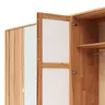 Drehtürenschrank Tigris - inkl. Passepartout, B. ca. 305 cm, Kernbuche massiv, geölt