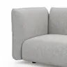Ecksofa Motone - 2,5-Sitzer mit Ecke rechts, Stoff, Hellgrau