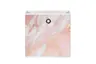 Faltbox - Stoff, Marmor Rosa/Gold