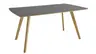 Esstisch Bat - LB ca. 200x100 cm, HPL, Schiefer