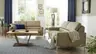 Sofa Valera - 2-Sitzer, Leder, Taupe