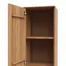 Vitrine Saratoga - links, Wildeiche massiv, natur geölt