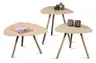 Beistelltisch - LB ca. 60x60 cm, Cremeweiß