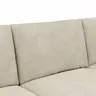 Ecksofa Janne - 2-Sitzer, Ecke rechts, Feincord, Sand