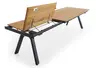 Esstisch - ausziehbar, LB ca. 180(280)x100 cm, Eiche furniert