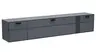 Lowboard Estana - Eiche massiv, Anthrazit 