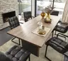 Esstisch Bakersfield - LB ca. 240x100 cm, Asteiche massiv, barrique