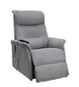 TV-Sessel MARCIO - Aufstehhilfe, Relaxfunktion, Stoff, Hellgrau