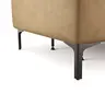  Sofa Anna - 3-Sitzer inkl. Relaxfunktion (motorisch), Kopfstützen, Leder, Cognac
