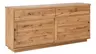 Sideboard Oreia - Wildeiche massiv, natur geölt