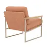 Loungesessel Karla - Stoff, Puder