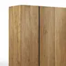Drehtürenschrank Loretto - B ca. 254 cm, Melamin Astig hell