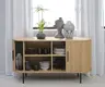 Sideboard - B ca. 140 cm, Eiche Furnier, Natur
