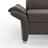 Sofa Arima  H - 2,5-Sitzer inkl. Sitzvorzug (motorisch) und Armlehnen verstellbar, Stoff, Dunkelbraun