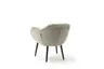 Sessel Sevano - Leder, Offwhite