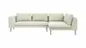 Ecksofa Helmi - 2,5-Sitzer, Ecke rechts, Cord, Creme