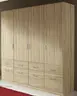 Drehtürenschrank- B ca. 181 cm, Eiche Dekor