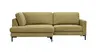 Ecksofa Oviedo - Ecke links mit 1,5-Sitzer, Stoff, Senfgelb
