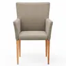 Armlehnstuhl Cosyra - Stoff, Beige