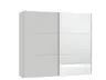 Schwebetürenschrank JOIN IT- B ca. 252 cm., Hellgrau, Matt. Spiegel