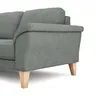 Ecksofa Rockport A - Ecke links mit 2,5-Sitzer, Stoff, Grau