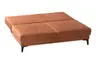 Querschläfer - Schlaffunktion mit Bettkasten, Stoff, Terracotta