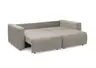 Megasofa Juless - Schlaffunktion mit Bettkasten, Cord, Taupe
