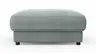 Hocker Juni - LB ca. 90x90 cm, Cord, Hellblau