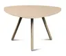 Beistelltisch - LB ca. 60x60 cm, Cremeweiß
